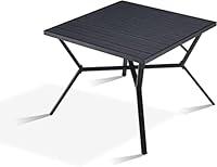 Algopix Similar Product 3 - VICLLAX Outdoor Metal Dining Table 4