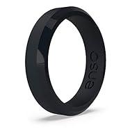 Algopix Similar Product 18 - Enso Rings Bevel Thin Silicone Wedding