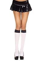 Algopix Similar Product 14 - Opaque Two Tone Knee Hi Special Deal