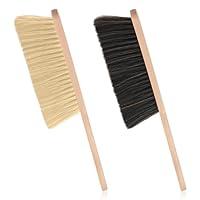 Algopix Similar Product 17 - 2 Pieces Wooden Dust Brush Hand Broom