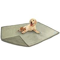 Algopix Similar Product 11 - PetAmi Waterproof Dog Blanket for Bed