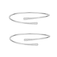 Algopix Similar Product 12 - SAMOCO 2pcs Arm Cuff Bracelets for