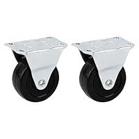 Algopix Similar Product 2 - AUEAR 2 Pack 2 Inch Rubber Caster