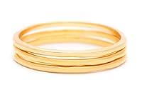 Algopix Similar Product 18 - Gorjana G Ring Set Of 3 In Gold Size 8