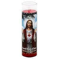 Algopix Similar Product 5 - St Jude Candle Heart Of Jesus Red
