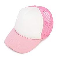 Algopix Similar Product 2 - DALIX Girls Youth Mesh Trucker Hat