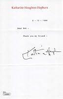 Algopix Similar Product 1 - KATHARINE HEPBURN AUTOGRAPHED LETTER ON