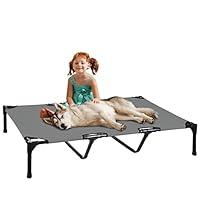 Algopix Similar Product 13 - FIOCCO Elevated Dog Bed  Dog Cot with