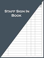 Algopix Similar Product 12 - Staff Sign In Book Employee time sheet