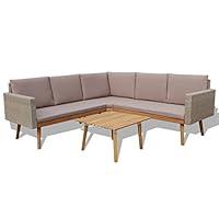 Algopix Similar Product 2 - 4 Piece Garden Lounge Set with Cushions