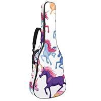 Algopix Similar Product 5 - Rainbow Color Unicorn Acoustic Guitar