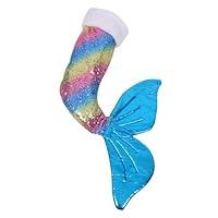 Algopix Similar Product 7 - BCOATH Mermaid Socks Christmas