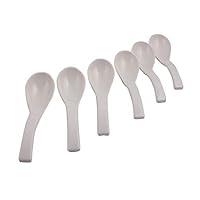 Algopix Similar Product 6 - Golden Fish Unbreakable Soup Spoon Set
