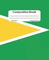 Algopix Similar Product 4 - Composition Book Guyana Notebook