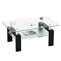 Algopix Similar Product 19 - IANIYA Coffee Table with Metal Tube