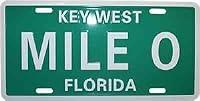Algopix Similar Product 13 - Mile 0 Key West Florida Auto Car Tag