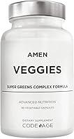 Algopix Similar Product 7 - Amen Veggies Daily Veggies Vitamins