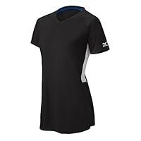 Algopix Similar Product 1 - Mizuno Girls Comp ShortSleeve VNeck