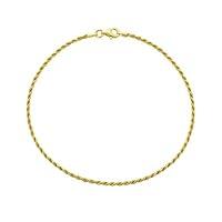 Algopix Similar Product 20 - Simple Plain Rope Chain Anklet Charm