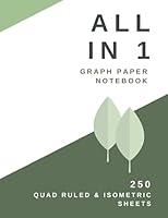 Algopix Similar Product 3 - All in 1 graph notebook QUAD RULED