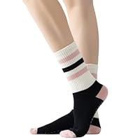 Algopix Similar Product 20 - Yoga Pilates Socks with Grips for Women