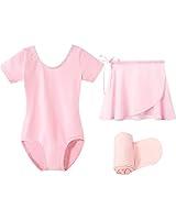 Algopix Similar Product 4 - STELLE Short Sleeve Ballet Leotard