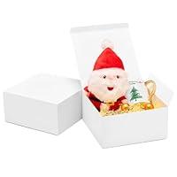 Algopix Similar Product 8 - MESHA 8x8x4 White Gift Boxes with