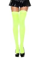 Algopix Similar Product 7 - Opaque Thigh Hi- Neon Green