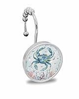 Algopix Similar Product 18 - Nautical Crab Shower Curtain Hooks