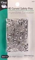 Algopix Similar Product 12 - Dritz Curved Safety Pins Size 2 40Pkg