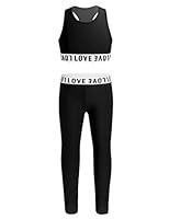 Algopix Similar Product 16 - YiZYiF Kids Girls 2 Piece Athletic