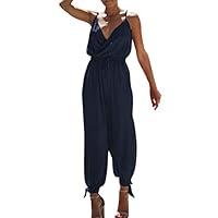 Algopix Similar Product 2 - Alangbudu Women V Neck Jumpsuits