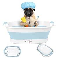 Algopix Similar Product 5 - Collapsible Pet Bathtub with Water