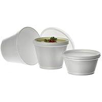 Algopix Similar Product 3 - Styrofoam Soup Container Flat Lid for