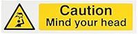Algopix Similar Product 13 - Scan Caution Mind Your Head  Pvc 200 X