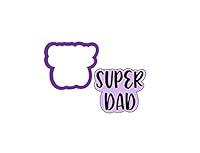 Algopix Similar Product 10 - Super Dad Cookie Cutter  Fathers Day