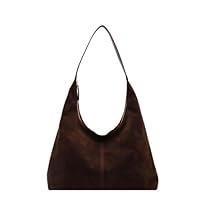 Algopix Similar Product 12 - brown suede bagsuede purseBrown