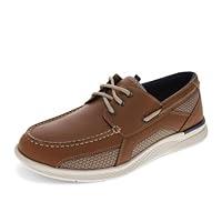 Algopix Similar Product 2 - Dockers Men's Harden Boat Shoe, Tan, 8.5