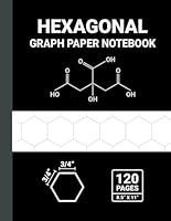 Algopix Similar Product 16 - Hexagonal Graph Paper Notebook 34