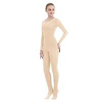 Algopix Similar Product 11 - Unisex Scoop Neck FootedFootless Long