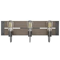 Algopix Similar Product 2 - LityMax 3Light Wood Bathroom Lighting