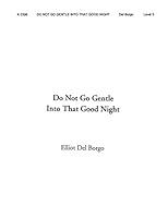 Algopix Similar Product 9 - Hal Leonard Do Not Go Gentle Into That