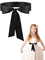 Algopix Similar Product 11 - Glitopper Satin Sash Belt for Girls