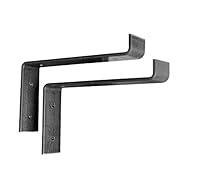 Algopix Similar Product 12 - 2 Pack  Lip Shelf Bracket Iron Shelf