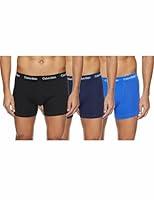 Algopix Similar Product 9 - Calvin Klein Mens 3 Pack Trunks Blue