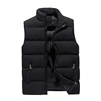 Algopix Similar Product 14 - Mens Padded Cotton Puffer Vest Winter