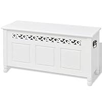 Algopix Similar Product 10 - vidaXL Storage Bench Baroque Style MDF