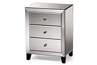 Algopix Similar Product 10 - Baxton Studio Chevron End Table