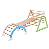 Algopix Similar Product 14 - Wooden Climbing Triangle Toys  Indoor