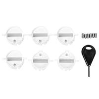 Algopix Similar Product 19 - Surf Fin Plug6pcs BlackWhite Plastic